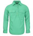 Pilbara RM300CF Ladies Long Sleeve Closed Front Shirt 6-14 Mint / 12