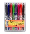 Pilot Frixion Ball Erasable Gel Pens 8/Pkg Assorted Colors