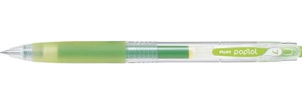 Pilot PopLol Gel Ink Pen Retractable 0.7mm Leaf Green