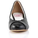 Pin Up Couture LULU-05 Whit-Mint Multi Faux Leather Size 7