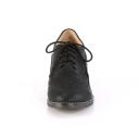 Pin Up Couture RUSSELL-34 Black Faux Leather Size 9