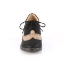 Pin Up Couture RUSSELL-34 brown-Multi Faux Leather Size 8