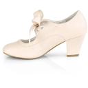 Pin Up Couture WIGGLE-32 Dark Brown Faux Leather Size 10