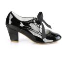 Pin Up Couture WIGGLE-32 White Faux Leather Size 5