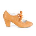 Pin Up Couture WIGGLE-32 White Faux Leather Size 5