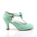 Pin Up Couture - Womens FLAPPER-11 Shoes Red, Size-7