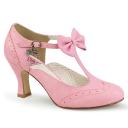 Pin Up Couture - Womens FLAPPER-11 Shoes Red, Size-7