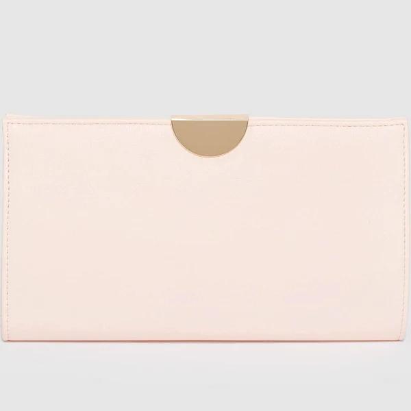 Pink Carlie Clutch Bag