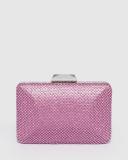 Pink Maxine Clutch Bag