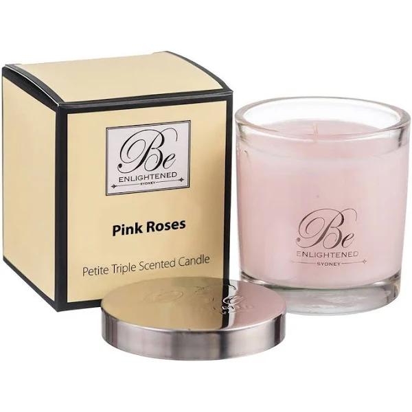 Pink Roses Triple Scented Petite Candle