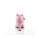 Pinup Couture FLAPPER-11 Series 3" Kitten Heel T-Strap Pump - Pink Faux Leather - 12