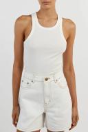Piper Denim Short in Off White Size 10 by DISSH