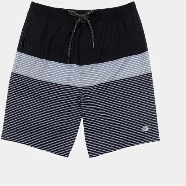 Piping Hot Gradient Boardshorts | Black