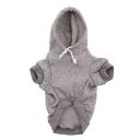 Plain Blank Pet Hoodie - Grey - 3X-Large