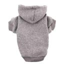 Plain Blank Pet Hoodie - Grey - 3X-Large