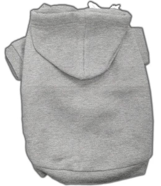 Plain Blank Pet Hoodie - Grey - 3X-Large