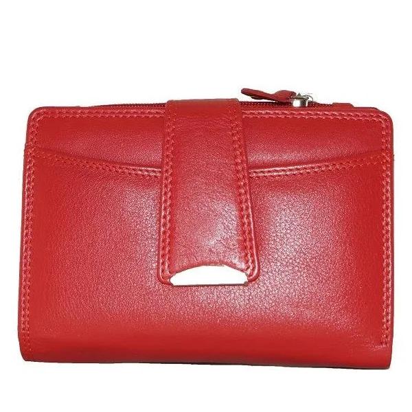 Plain Ladies Wallet Red