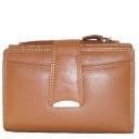 Plain Ladies Wallet Tan