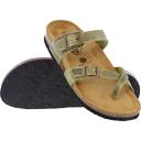 Plakton Womens Savannah Strappy Leather Toe Post Sandals - UK 4
