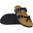 Plakton Womens Savannah Strappy Leather Toe Post Sandals - UK 6