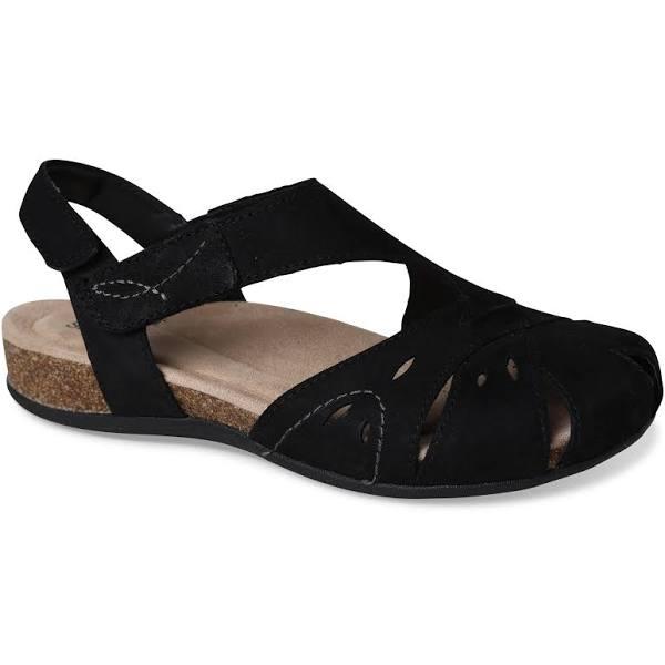 Planet Birdine Leather Adjustable Strap Sandal in Black 6