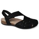 Planet Birdine Leather Adjustable Strap Sandal in Black 9