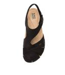 Planet Birdine Leather Adjustable Strap Sandal in Black 9