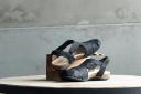 Planet Birdine Leather Adjustable Strap Sandal in Black 9