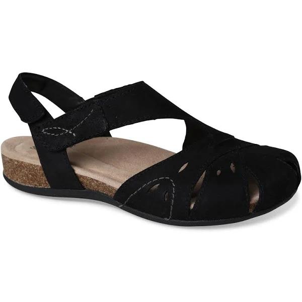 Planet Birdine Leather Adjustable Strap Sandal in Black 9