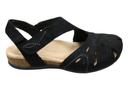 Planet Birdine Leather Adjustable Strap Sandal in Blue 12