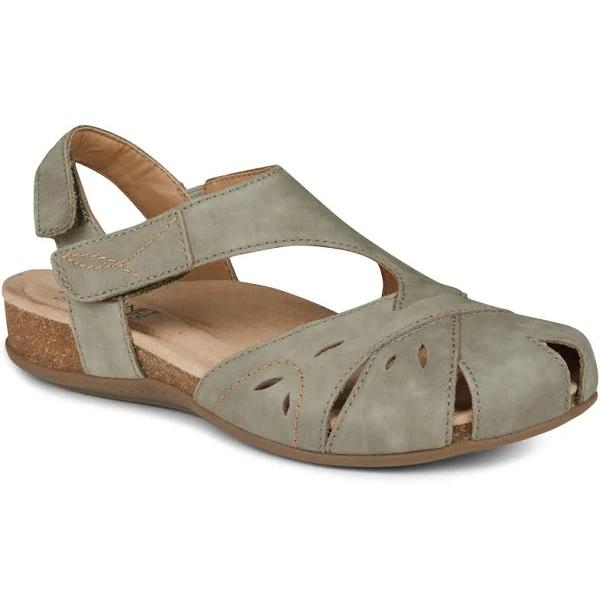 Planet Birdine Leather Adjustable Strap Sandal in Green 6