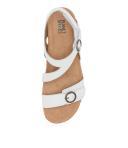 Planet Shoes Beck White Leather Sandal White 9