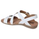 Planet Shoes Beck White Leather Sandal White 9
