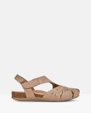 Planet Shoes Birdine Coco Beige Leather Flats Beige 9
