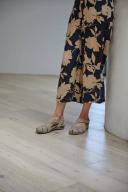 Planet Shoes Birdine Coco Beige Leather Flats Beige 9