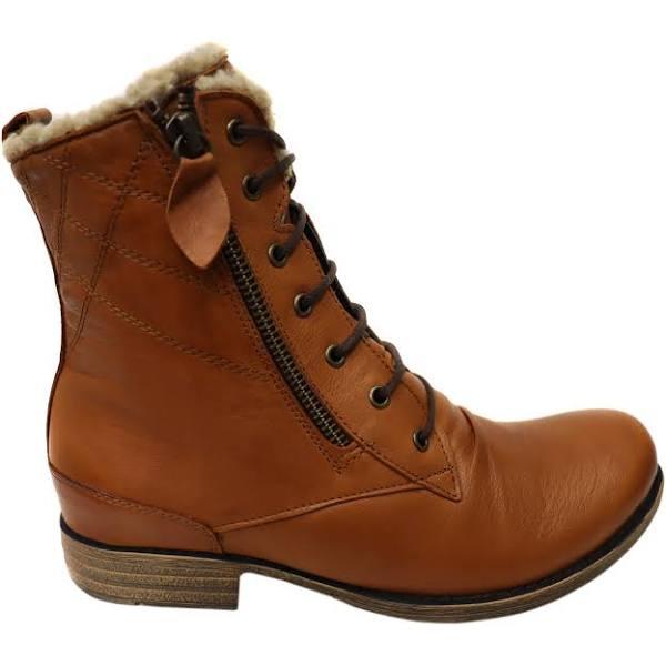 Planet Shoes Hit Womens Comfortable Leather Lace Up Ankle Boots