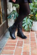 Planet Shoes Hit Womens Comfortable Leather Lace Up Ankle Boots