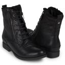 Planet Shoes Hit Womens Comfortable Leather Lace Up Ankle Boots