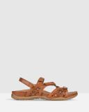 Planet Shoes Malu Sand Brown Leather Sandal Brown 9