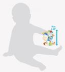 Playgro Clip Clop Activity Rattle