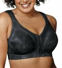 Playtex 4695b 18 Hour Custom Flex Back Wirefree Bra - Black, 36B