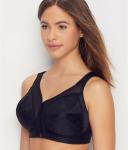 Playtex 4695b 18 Hour Custom Flex Back Wirefree Bra - Black, 36B