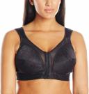 Playtex 4695b 18 Hour Custom Flex Back Wirefree Bra - Black, 36B