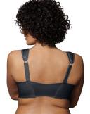 Playtex 4695b 18 Hour Custom Flex Back Wirefree Bra - Black, 36B
