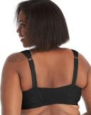 Playtex 4695b 18 Hour Custom Flex Back Wirefree Bra - Black, 36B