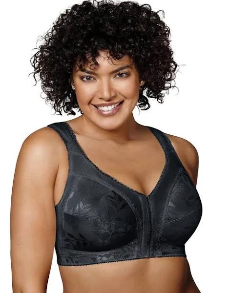 Playtex 4695b 18 Hour Custom Flex Back Wirefree Bra - Black, 36B