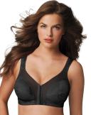 Playtex 4695b 18 Hour Custom Flex Back Wirefree Bra - Black, 38B