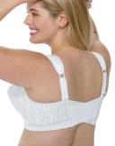 Playtex 4695b 18 Hour Custom Flex Back Wirefree Bra - Black, 38B