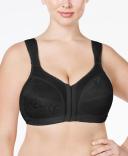 Playtex 4695b 18 Hour Custom Flex Back Wirefree Bra - Black, 44B