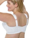 Playtex 4695b 18 Hour Custom Flex Back Wirefree Bra - Black, 44B